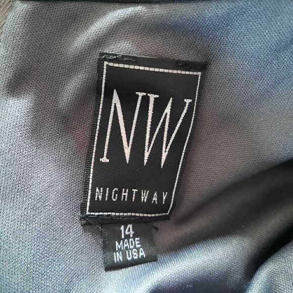 Nightway One Shoulder Midi Dress - Picture 2 of 4